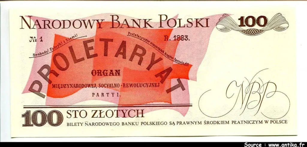 100 Zlotych Ludwik Warynski