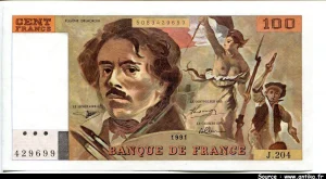 100 FRANCS DELACROIX - Type 1978 "imprimé en continu"