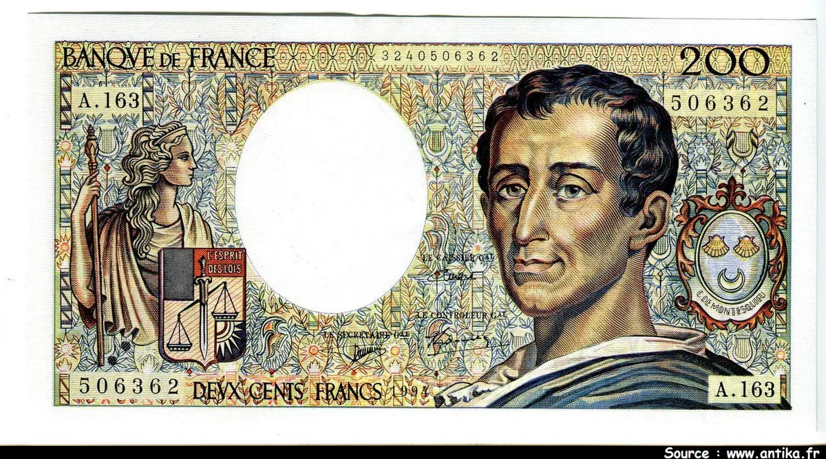 200 FRANCS MONTESQUIEU - Type 1981 modifié