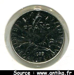 1/2 FRANC SEMEUSE