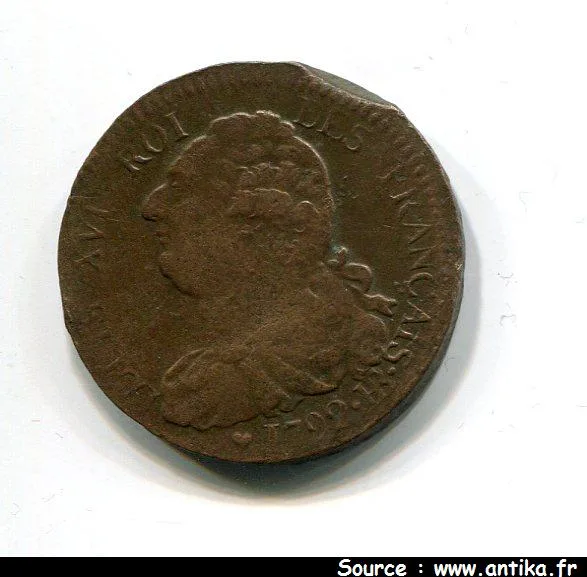 2 SOLS FRANCOIS, An 3 à 5 LOUIS XVI