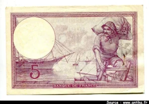 5 FRANCS VIOLET - Type 1917