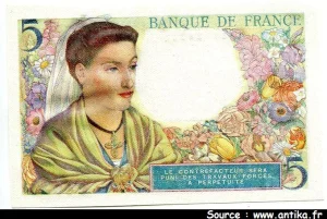 5 FRANCS BERGER - Type 1943