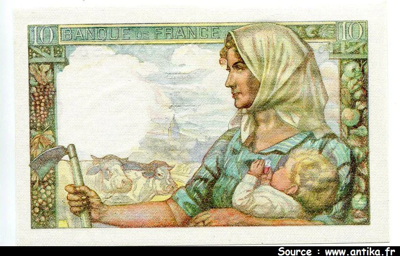 10 FRANCS MINEUR - type 1941