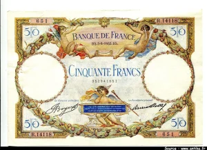 50 FRANCS LOM - Type 1927 Modifié