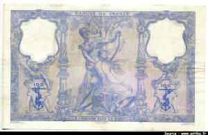 100 FRANCS BLEU & ROSE - Type 1888