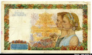500 FRANCS LA PAIX - Type 1939