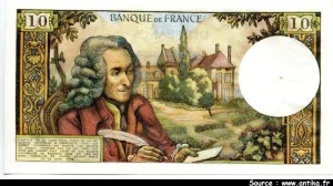 10 FRANCS VOLTAIRE - Type 1963