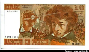 10 FRANCS BERLIOZ - Type 1972