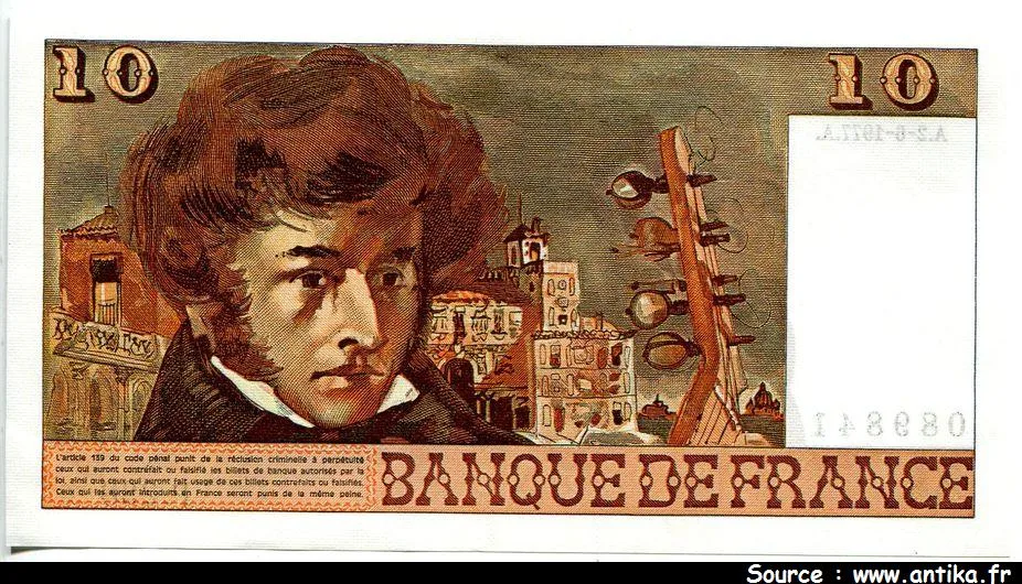 10 FRANCS BERLIOZ - Type 1972