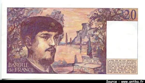 20 FRANCS DEBUSSY - Type 1980