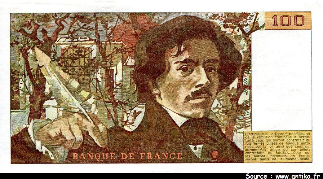 100 FRANCS DELACROIX - Type 1978 modifié