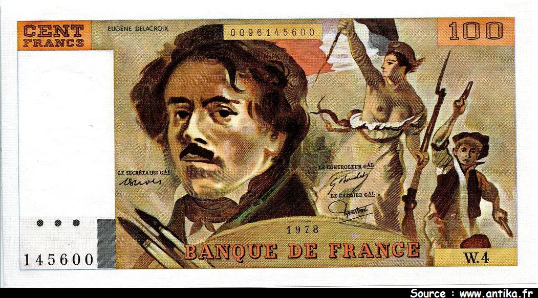 100 FRANCS DELACROIX - Type 1978 modifié