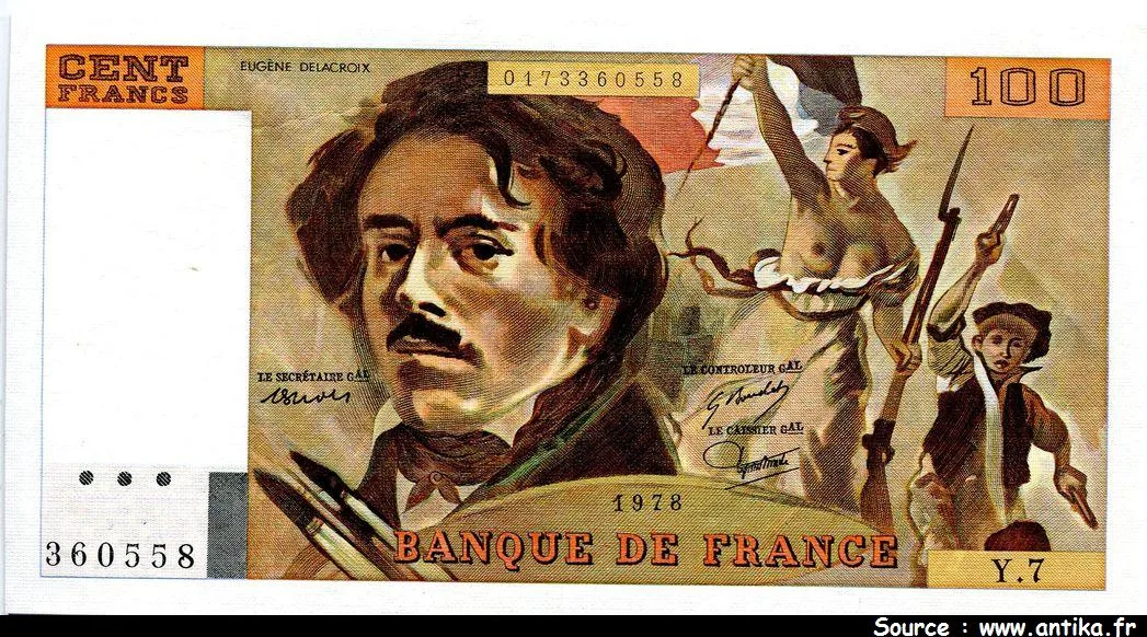 100 FRANCS DELACROIX - Type 1978 modifié