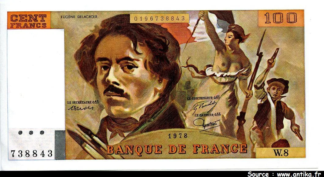 100 FRANCS DELACROIX - Type 1978 modifié