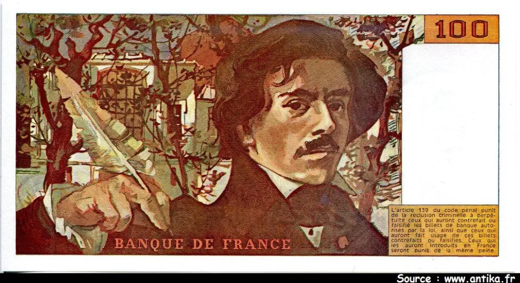 100 FRANCS DELACROIX - Type 1978 "imprimé en continu"
