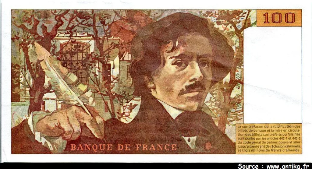 100 FRANCS DELACROIX - Type 1978 "442-1 & 442-2"
