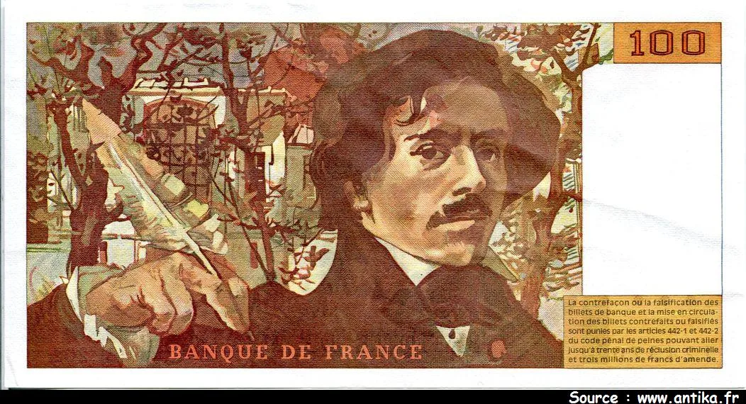 100 FRANCS DELACROIX - Type 1978 "442-1 & 442-2"