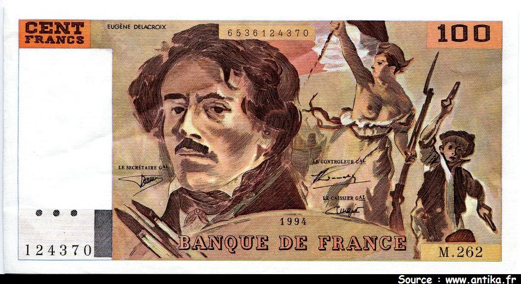 100 FRANCS DELACROIX - Type 1978 "442-1 & 442-2"