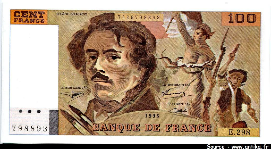 100 FRANCS DELACROIX - Type 1978 "442-1 & 442-2"