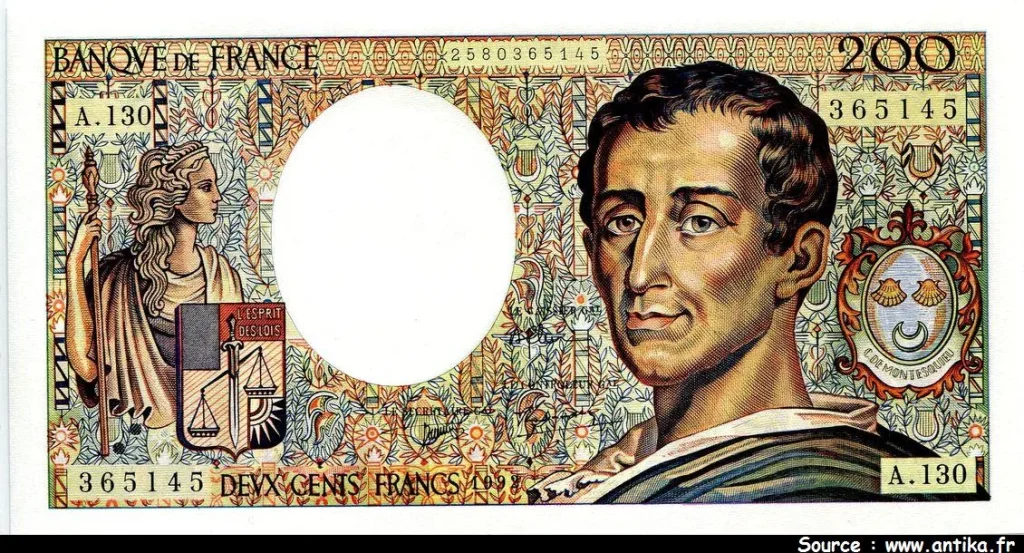200 FRANCS MONTESQUIEU -Type 1981