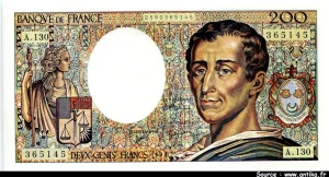 200 FRANCS MONTESQUIEU -Type 1981
