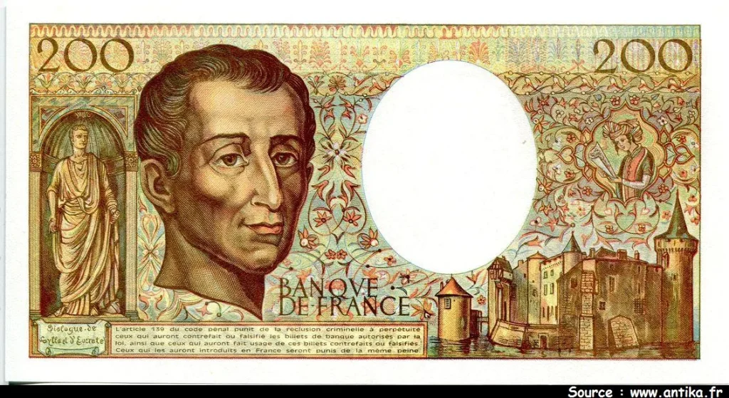 200 FRANCS MONTESQUIEU -Type 1981