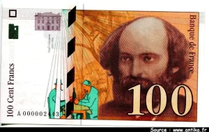 100 FRANCS CEZANNE -Type 1997