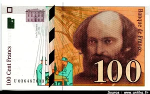 100 FRANCS CEZANNE -Type 1997