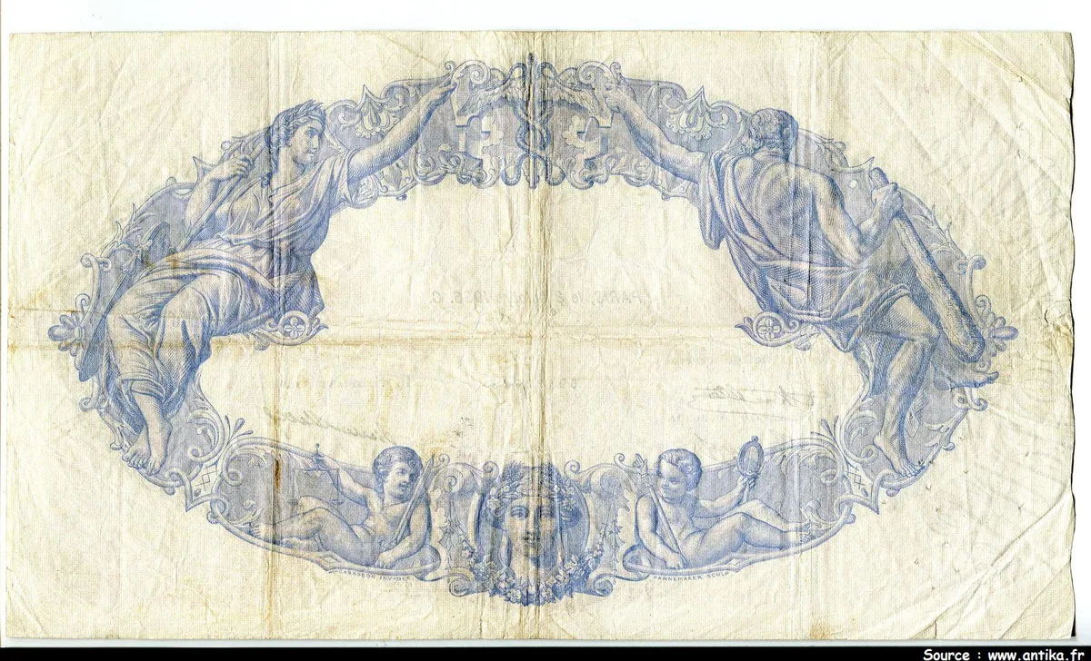 500 FRANCS BLEU & ROSE - Type 1888