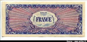 100 FRANCS Verso "France"