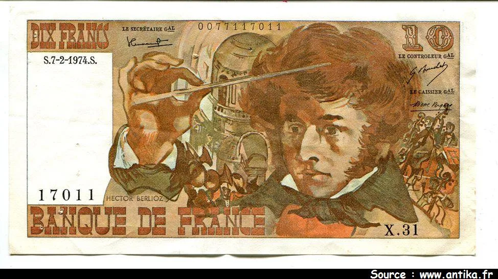 10 FRANCS BERLIOZ - Type 1972