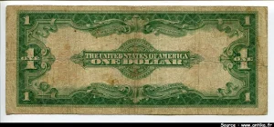 1 Dollar G.Washington Tampon Rouge Silver Certificate RARE