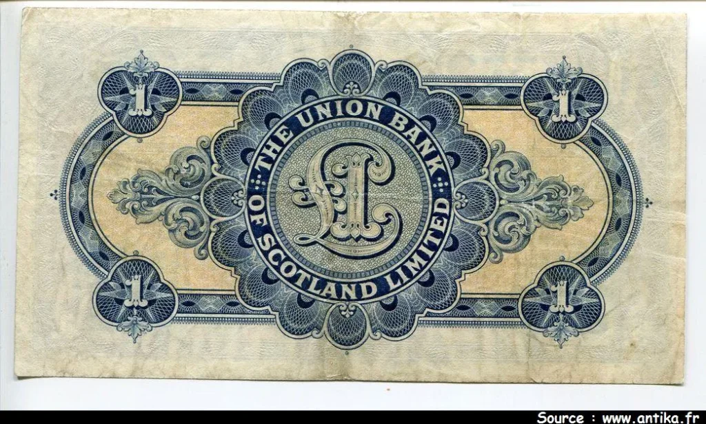 1 Pound The Union Bank of Scotland Limited Statues équestres