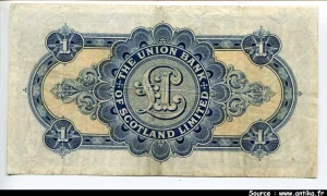 1 Pound The Union Bank of Scotland Limited Statues équestres