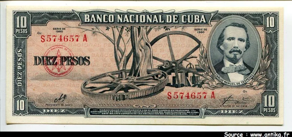 10 Pesos C.M de Cespedes
