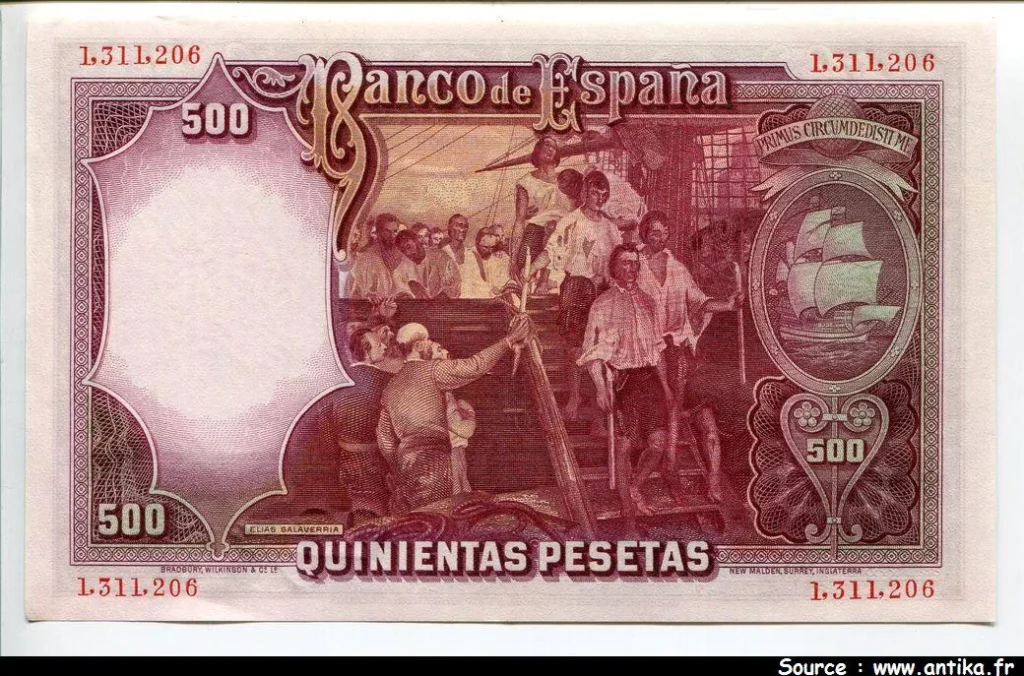 500 Pesetas J.S de Elcano PROMO