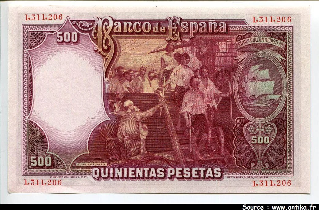 500 Pesetas J.S de Elcano PROMO