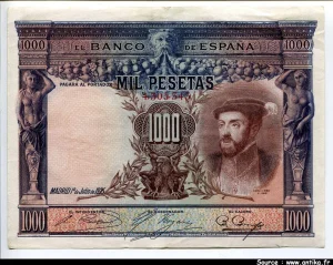 1000 Pesetas Roi Carlos Ier * * PROMO