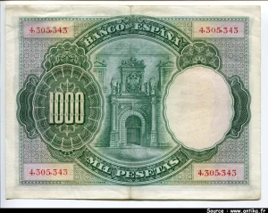 1000 Pesetas Roi Carlos Ier * * PROMO