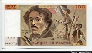 100 FRANCS DELACROIX - Type 1978 "imprimé en continu"