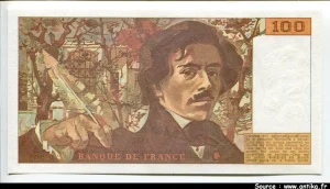 100 FRANCS DELACROIX - Type 1978 "imprimé en continu"