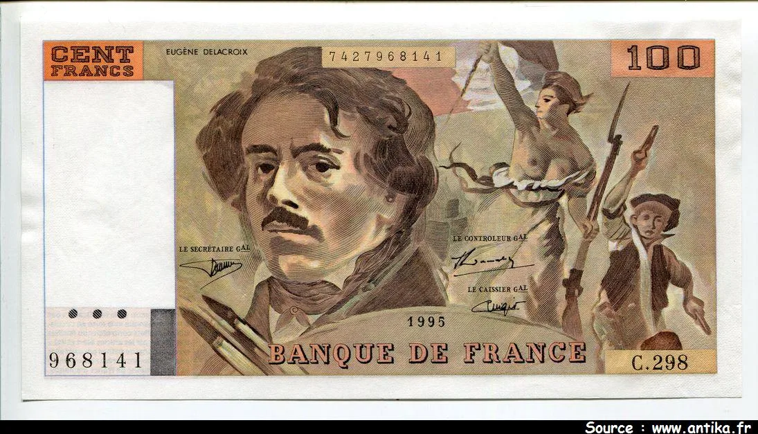 100 FRANCS DELACROIX - Type 1978 "442-1 & 442-2"