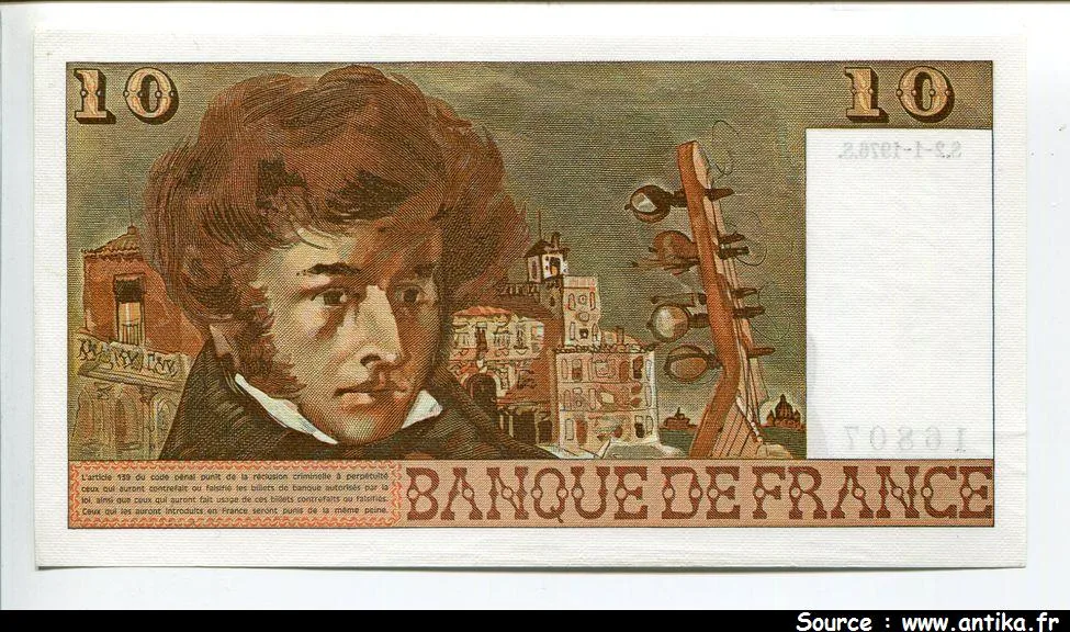 10 FRANCS BERLIOZ - Type 1972