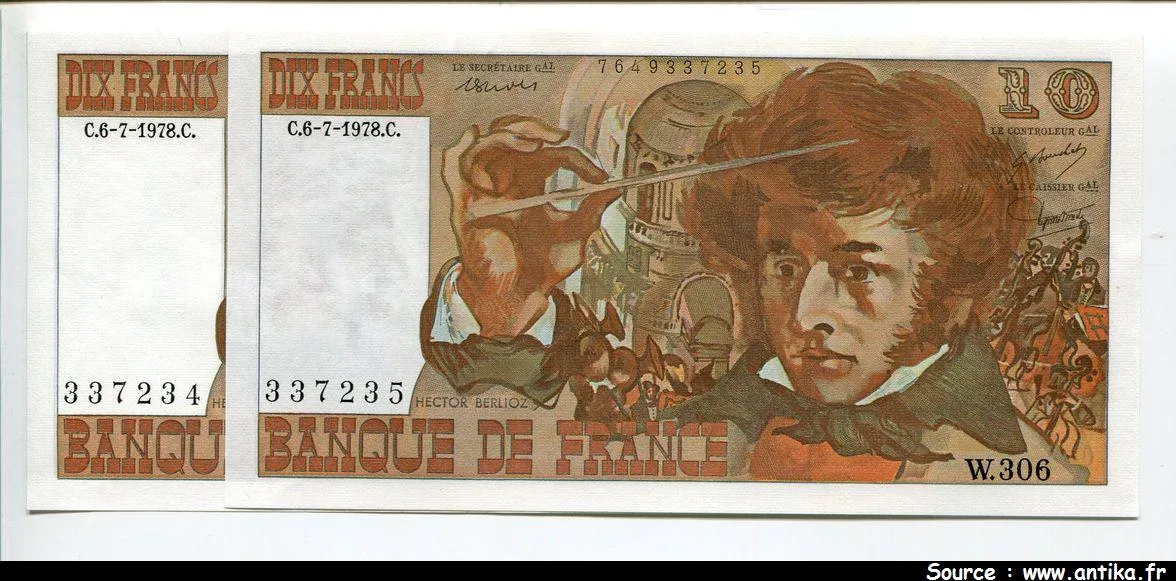 10 FRANCS BERLIOZ - Type 1972