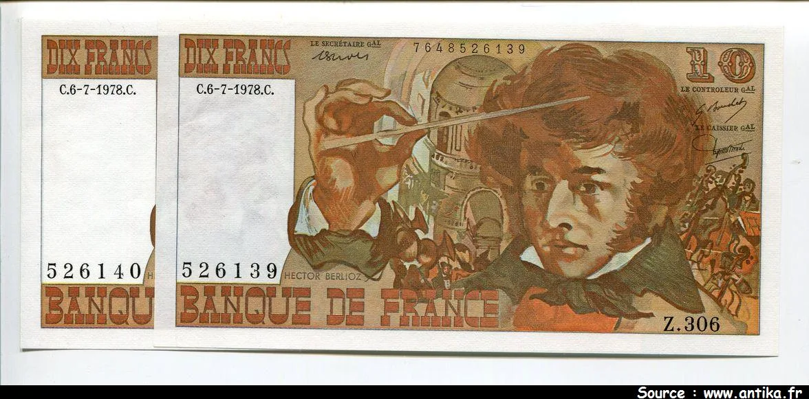 10 FRANCS BERLIOZ - Type 1972