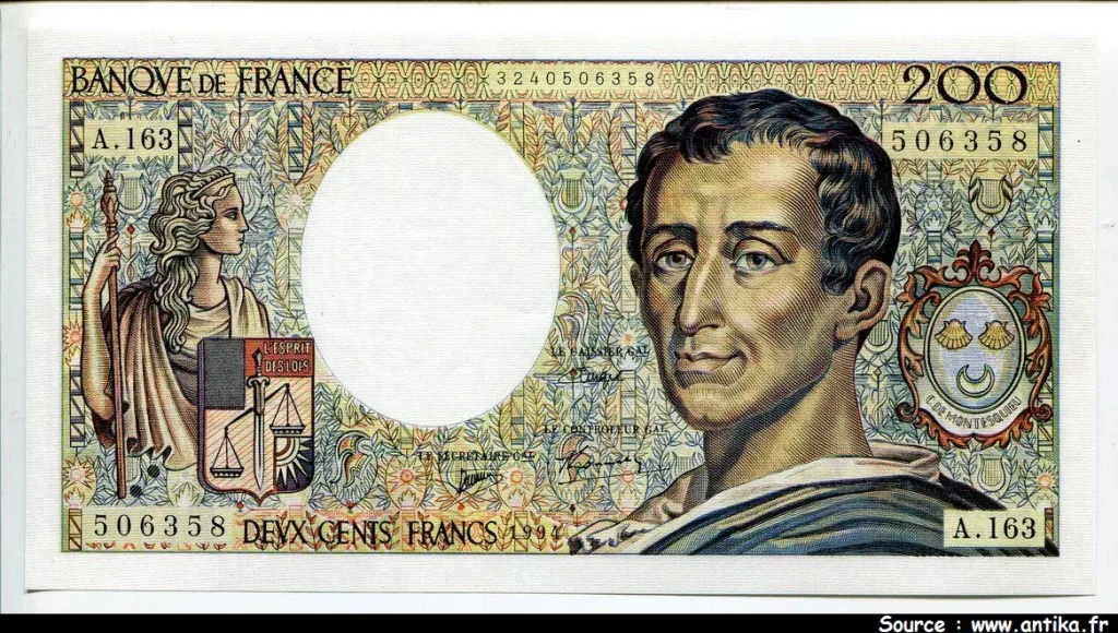 200 FRANCS MONTESQUIEU - Type 1981 modifié