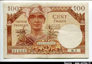 100 FRANCS "Trésor Français"