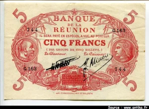 5 FRANCS Cabasson Rouge
