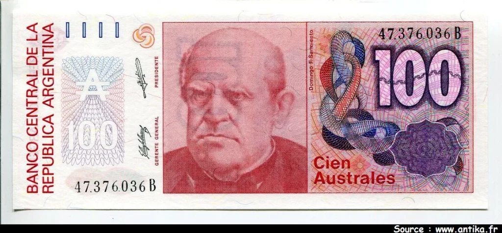 100 Australes D.Sarmento * *